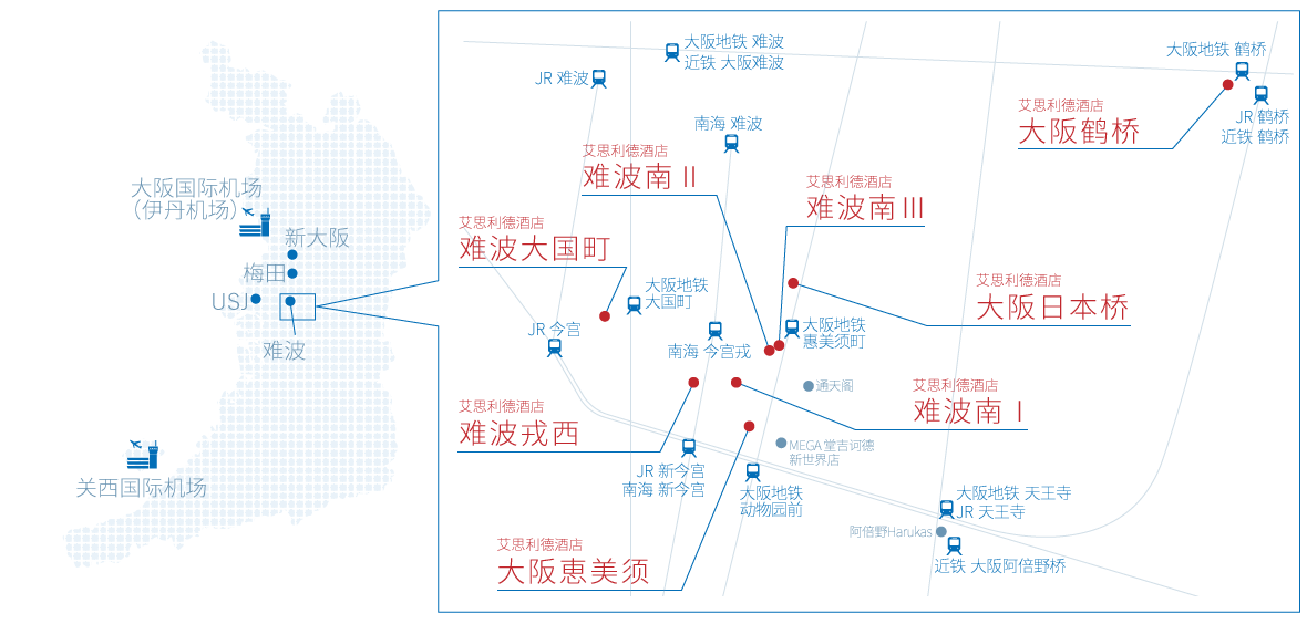 艾思利德酒店 地图