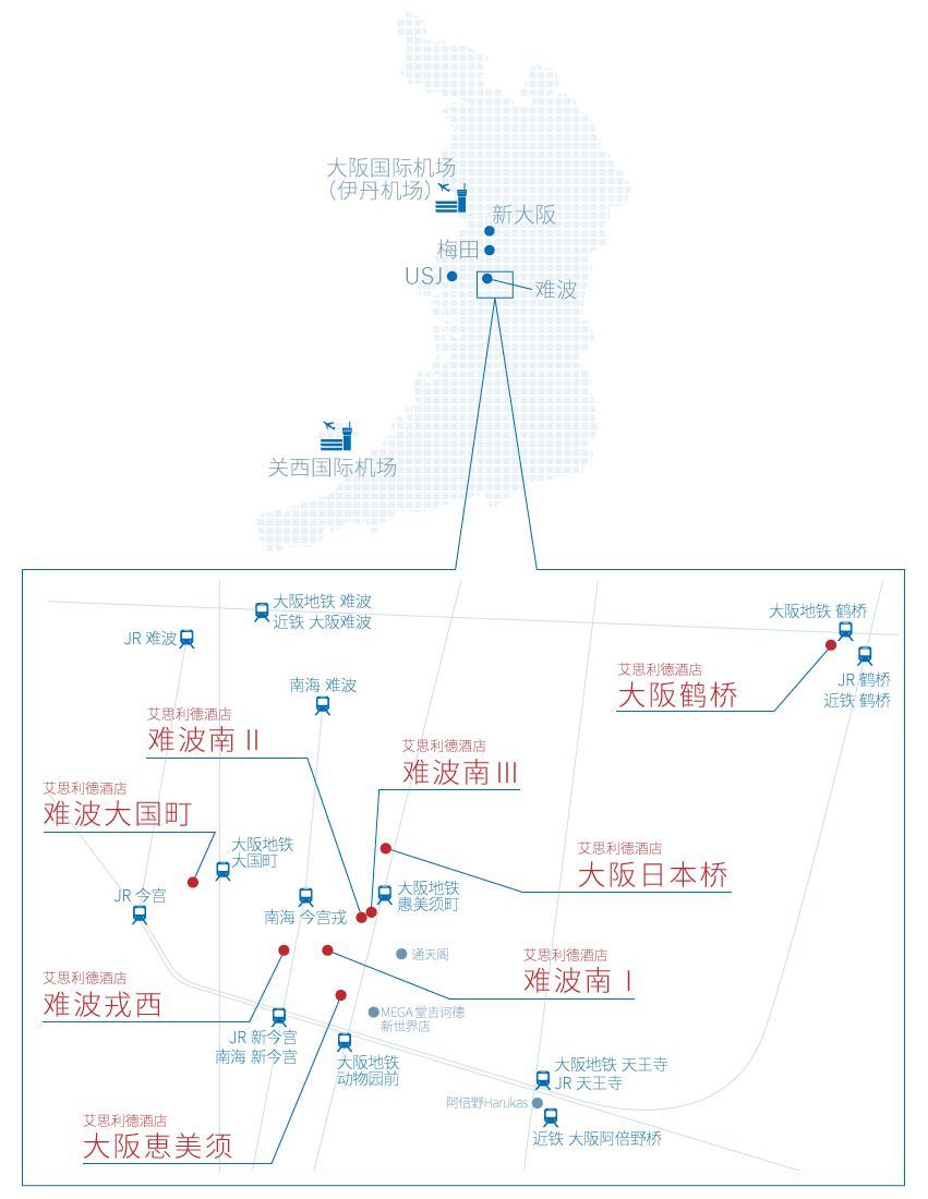 艾思利德酒店 地图