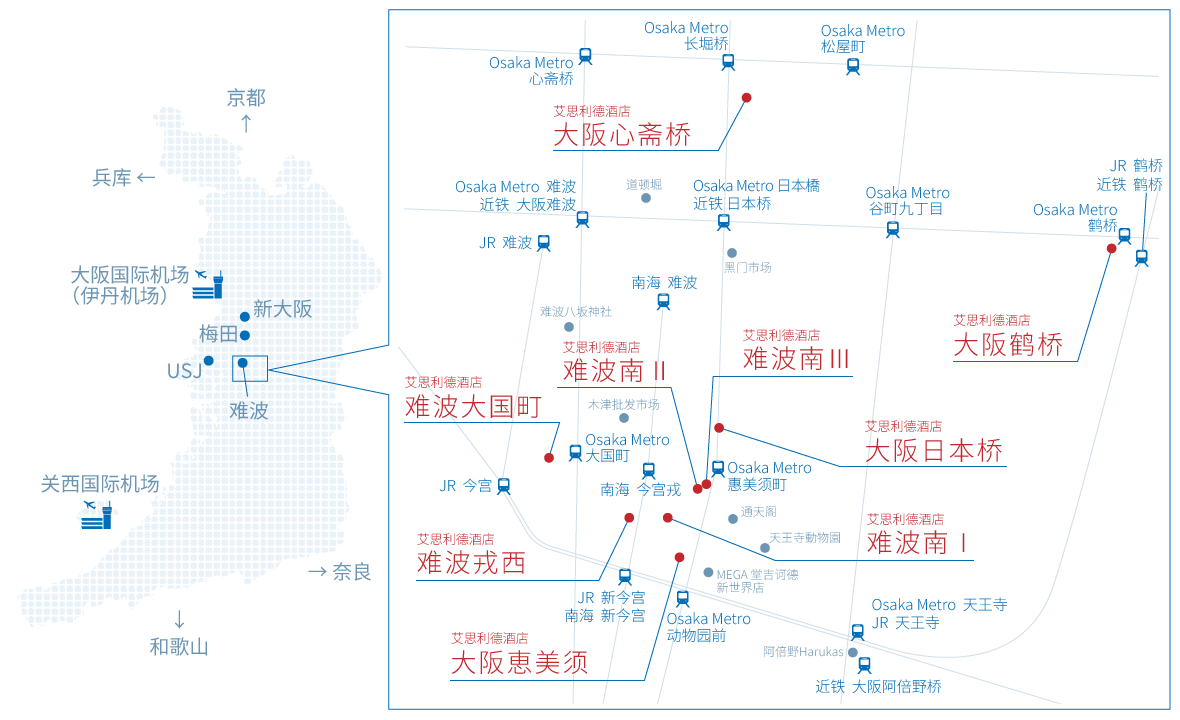 艾思利德酒店 地图