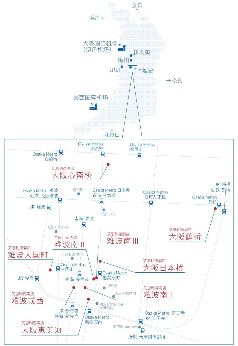 艾思利德酒店 地图