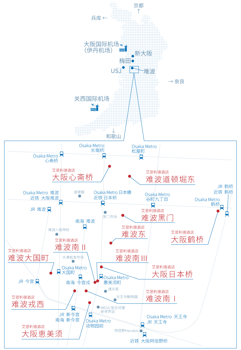 艾思利德酒店 地图
