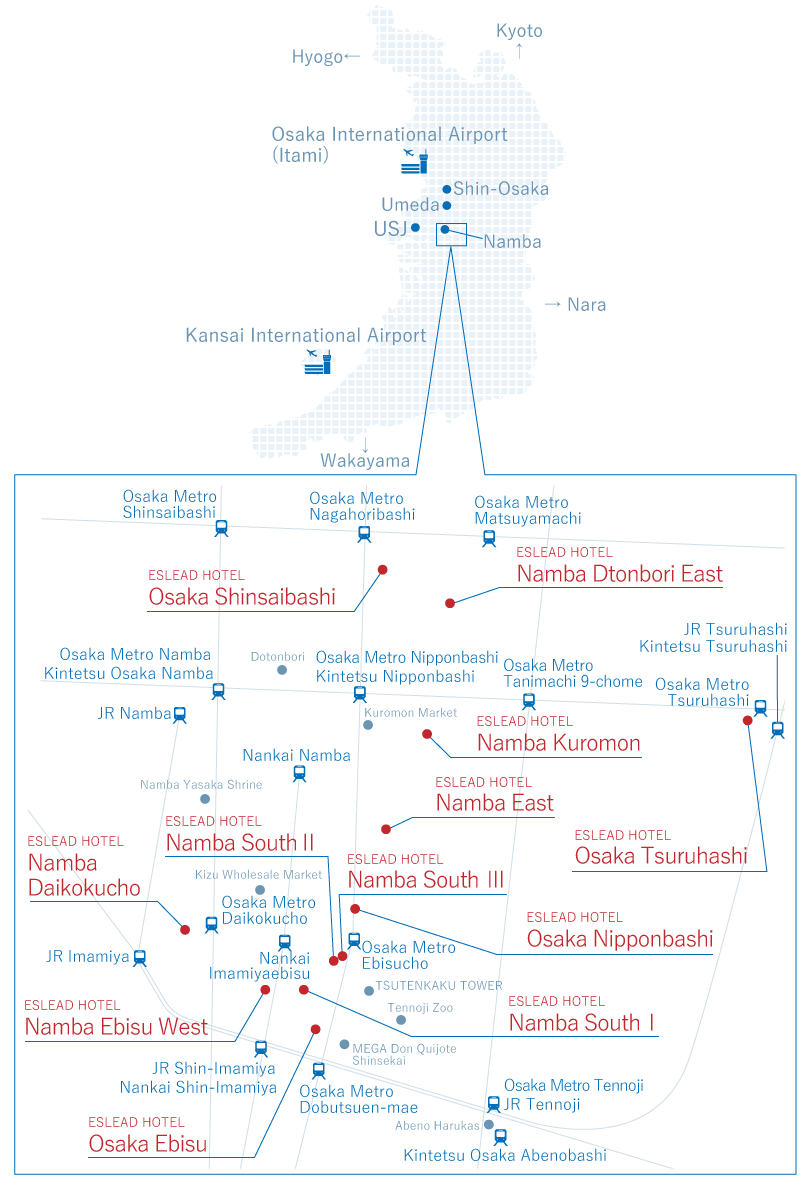 ESLEAD HOTEL MAP