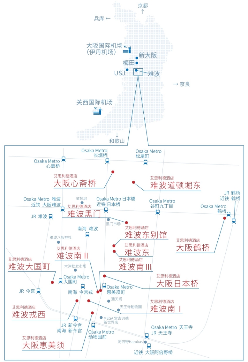 艾思利德酒店 地图