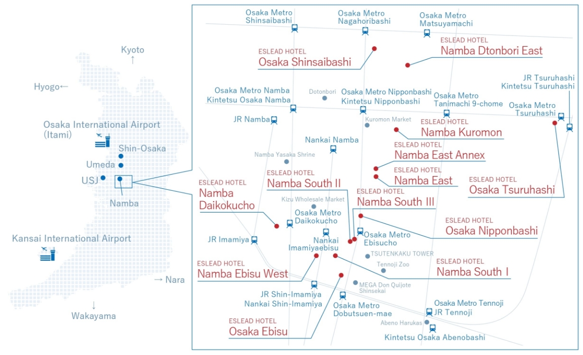 ESLEAD HOTEL MAP