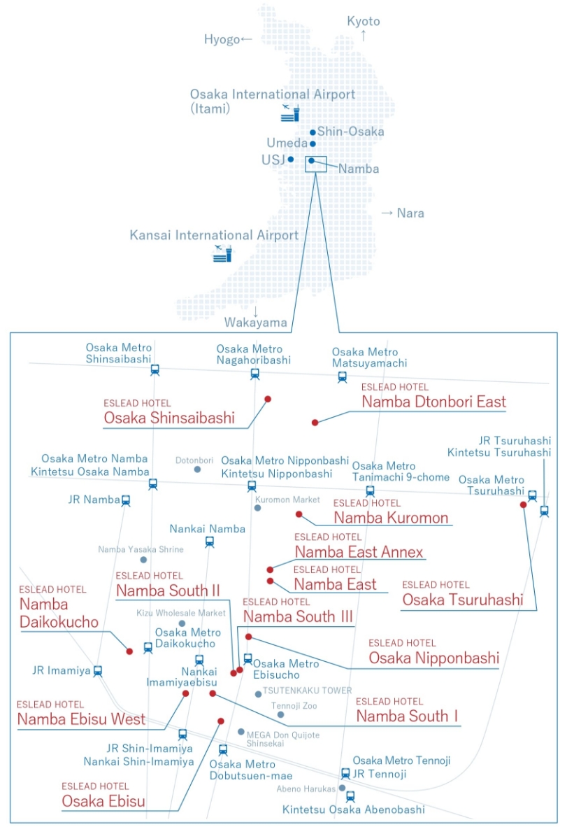 ESLEAD HOTEL MAP