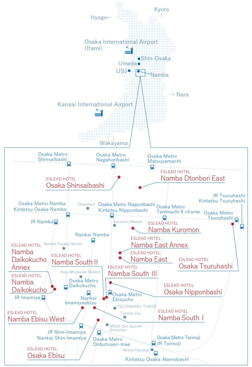 ESLEAD HOTEL MAP