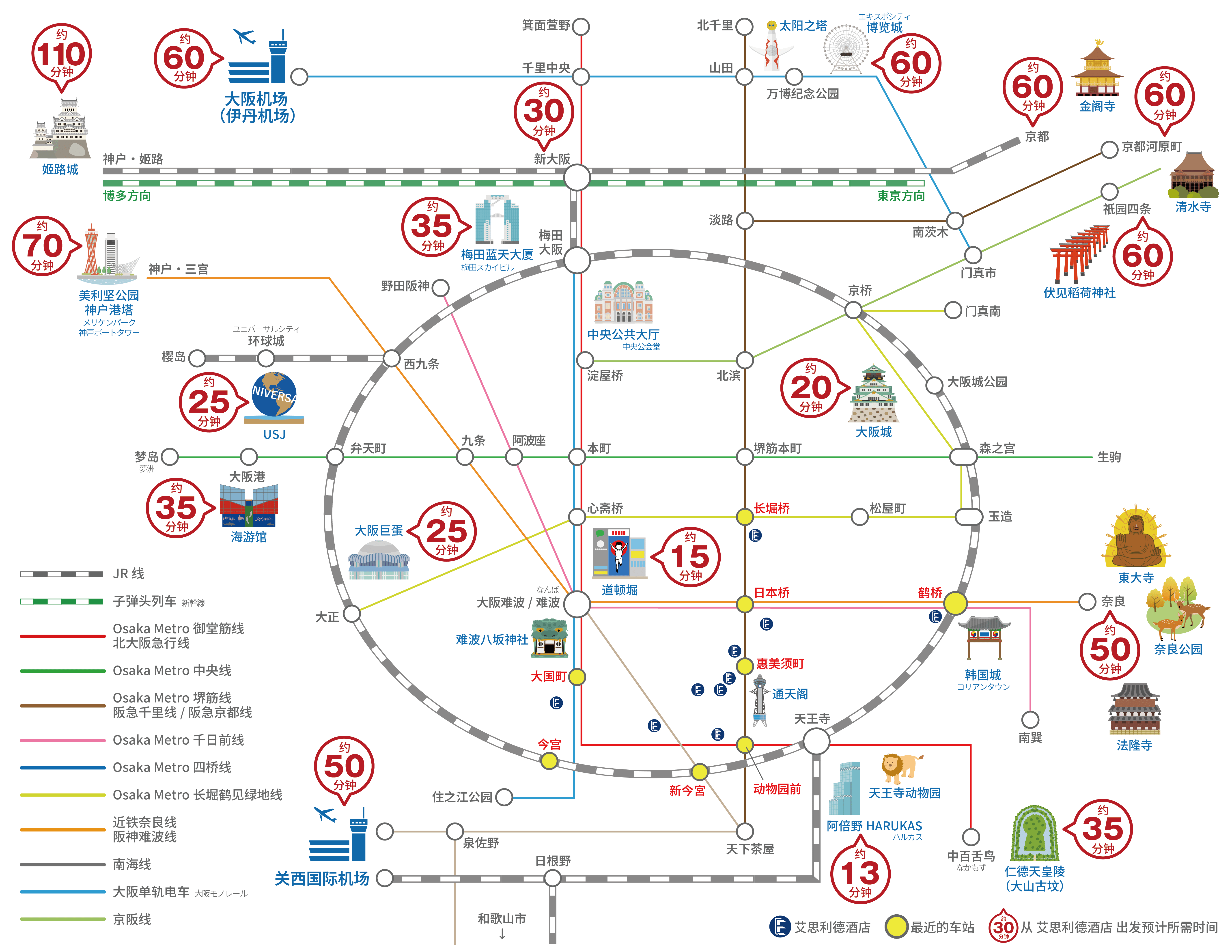 大阪交通MAP