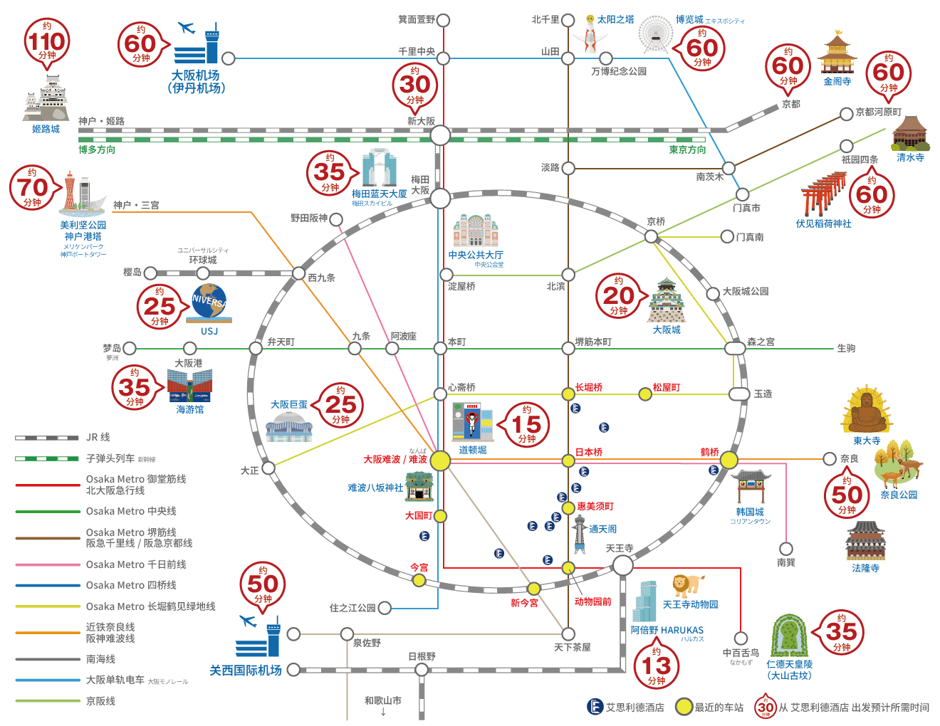大阪交通MAP