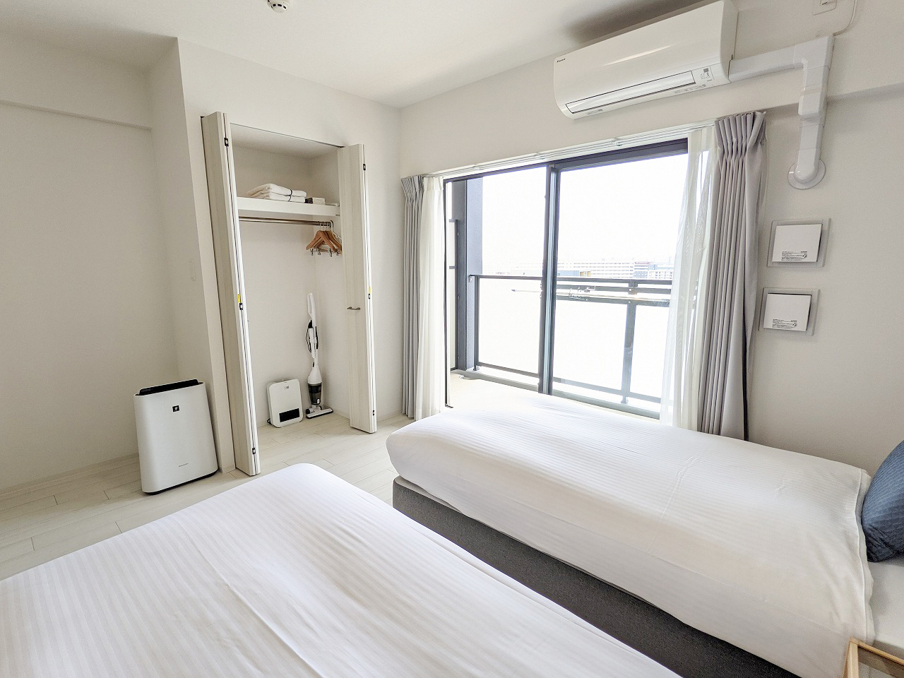 [High floor] Single bed x 2_partitioned/36 square meters [non-smoking]