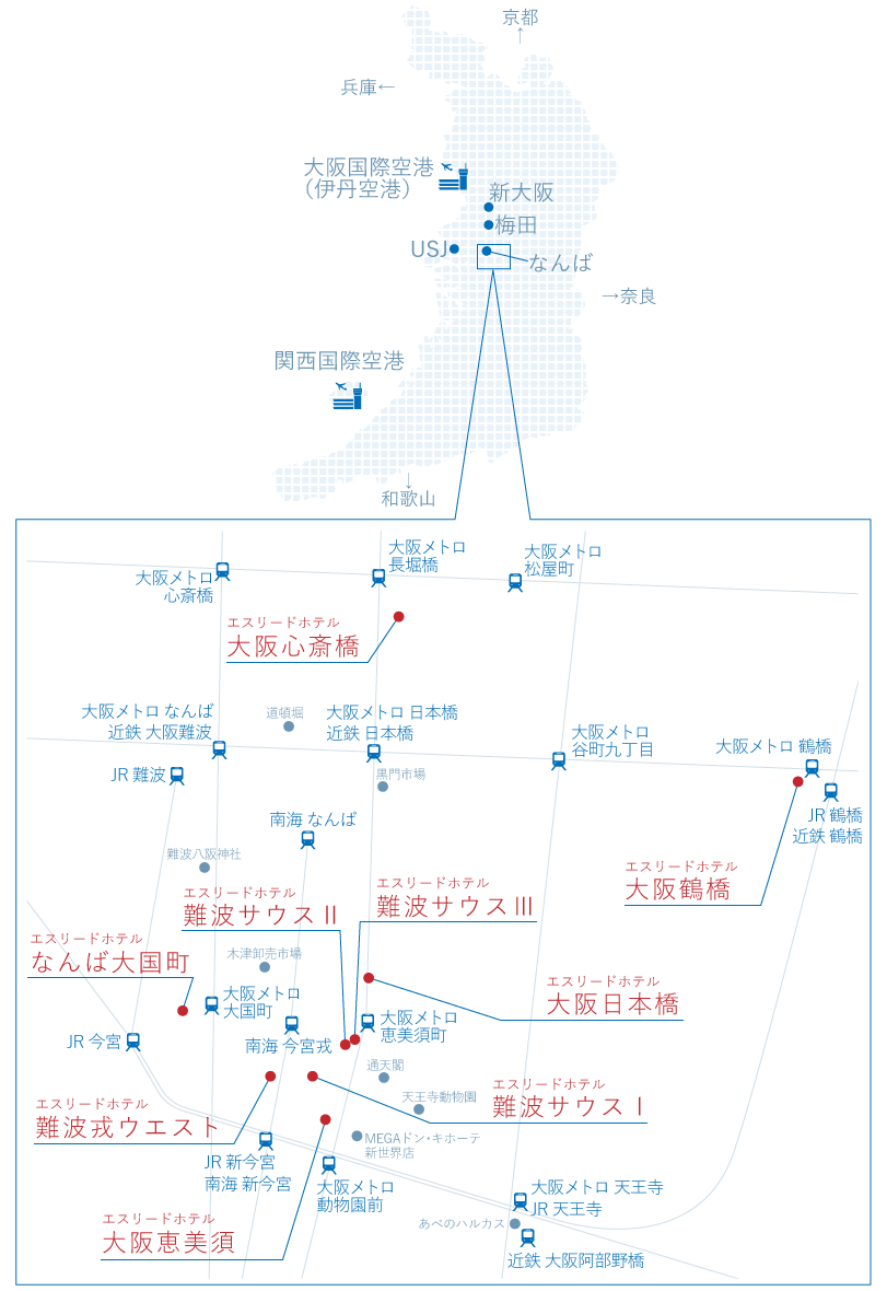 ESLEAD HOTEL MAP