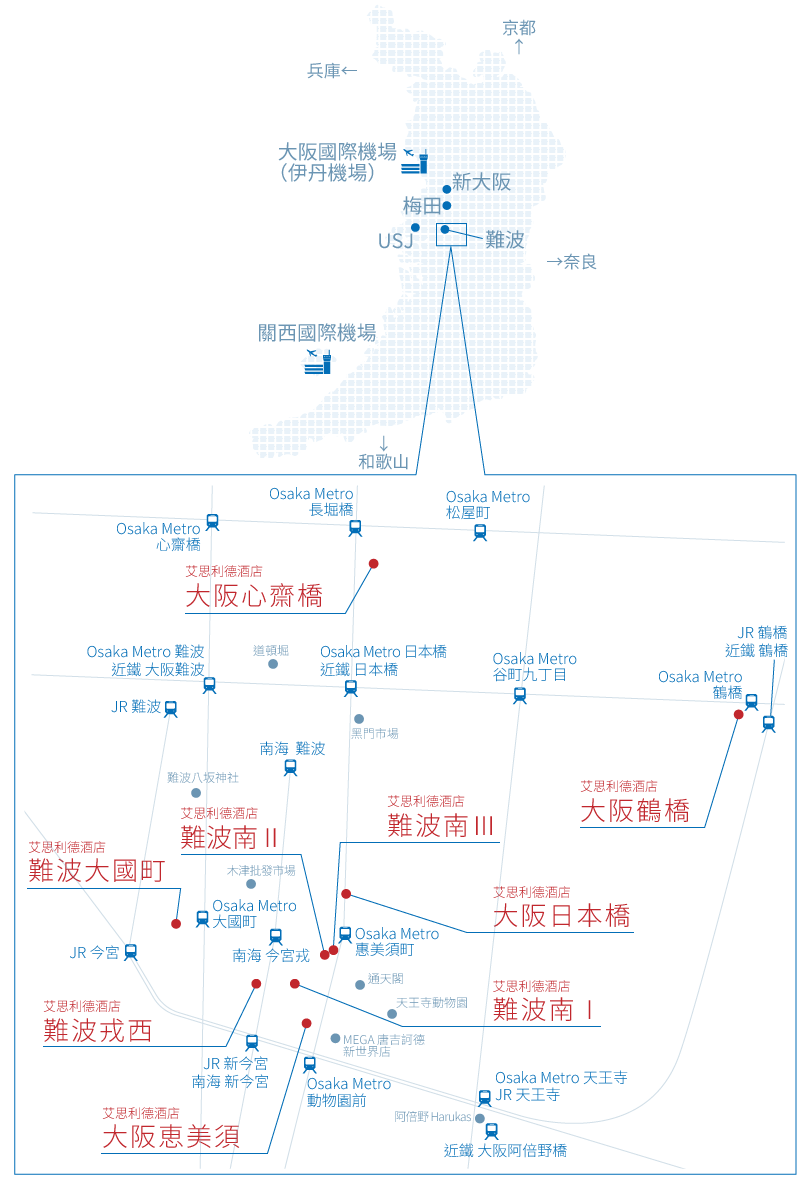 ESLEAD HOTEL MAP