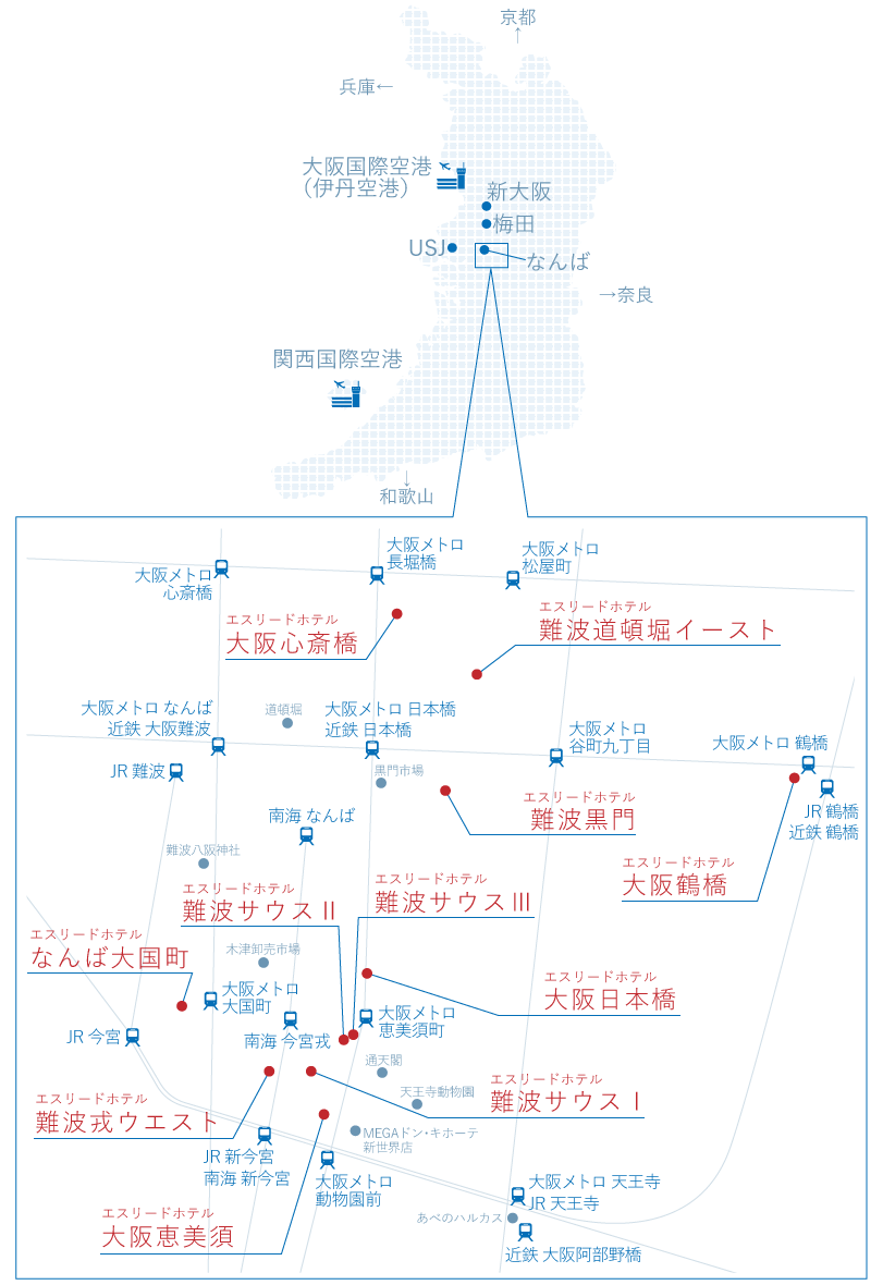 ESLEAD HOTEL MAP