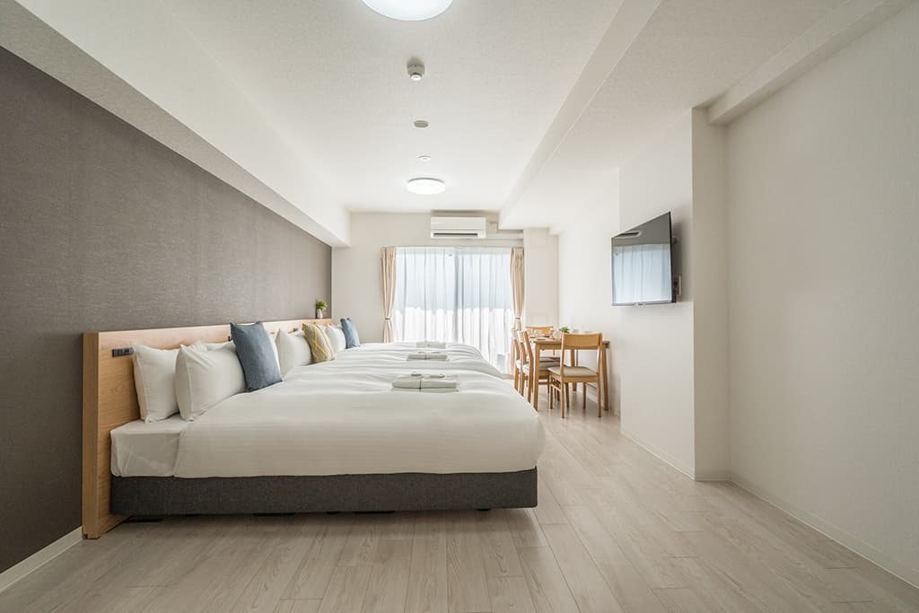 ダブルベッド×3/40.3平米【禁煙】