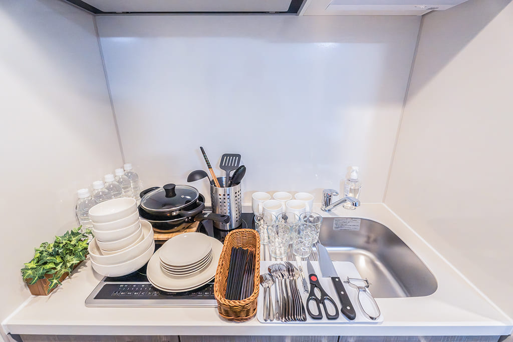 雙人床×2＋沙發床×1【禁煙】