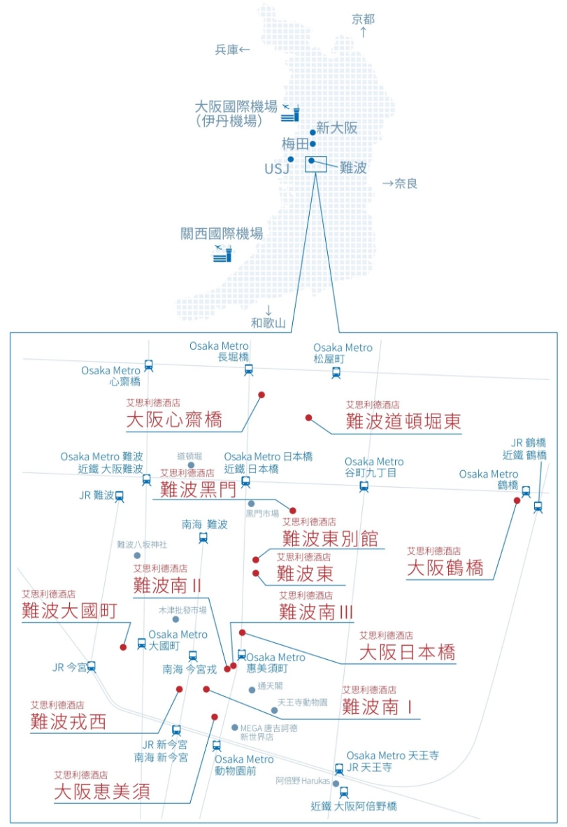 ESLEAD HOTEL MAP