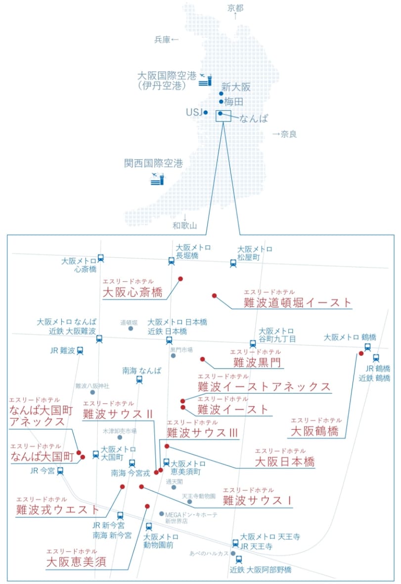 ESLEAD HOTEL MAP